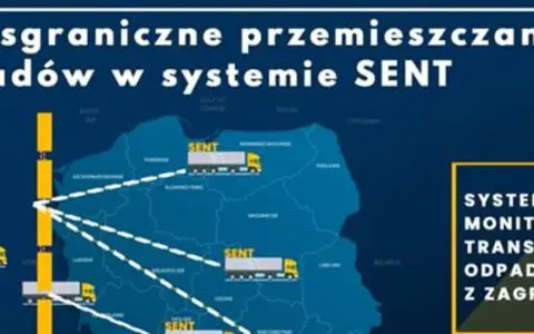 System SENT monitoruje transgraniczne przemieszczanie odpadów. Ciężarówki z odpadami są śledzone na mapie Polski.