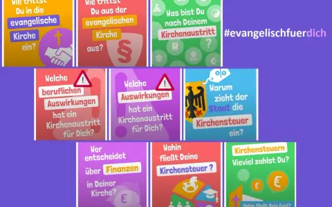 Infos zum Kirchenaustritt: Wie trittst du aus? Welche Auswirkungen hat ein Kirchenaustritt? Wohin fließt Kirchensteuer? #evangelischfuerdich