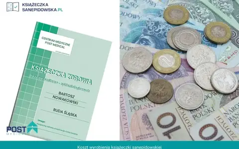 Książeczka zdrowia i polskie banknoty oraz monety. Dowiedz się, ile jest ważna książeczka sanepidowska i jaki jest jej koszt.