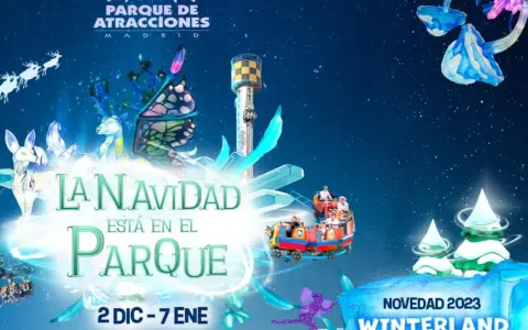 Parque de Atracciones Madrid: Navidad, ciervos, mariposa, trineo y Winterland.