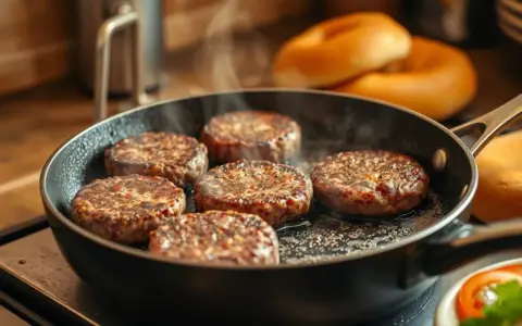 Idealny burger w domu: Jak usmażyć soczyste mięso? Mój poradnik