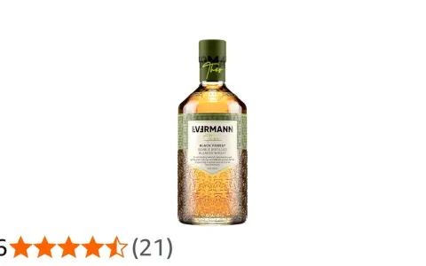 Flasche Evermann Whisky "Theo" Black Forest, 40% Vol. mit 4,6 von 5 Sternen bewertet.