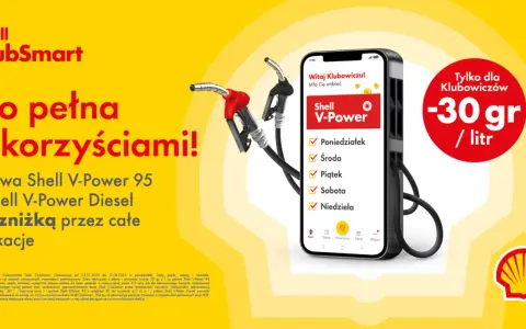 Shell: Promocje na paliwo? Sprawdź ClubSmart i tankuj taniej!