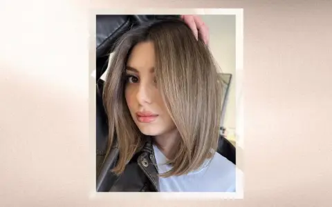 Mujer con corte bob asimétrico, ideal para cortes de pelo cara cuadrada.