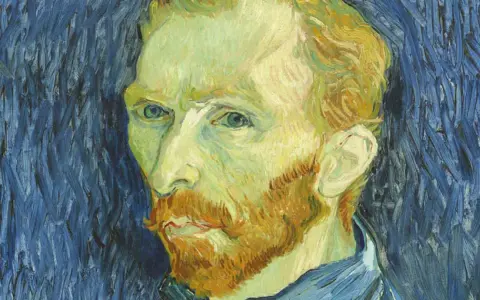 Autoritratto di Van Gogh, un capolavoro tra le immagini quadri famosi da scaricare, con pennellate vibranti e sguardo intenso.