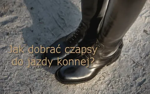 Eleganckie, czarne chapsy jeździeckie na sznurówki, gotowe na jazdę konną.