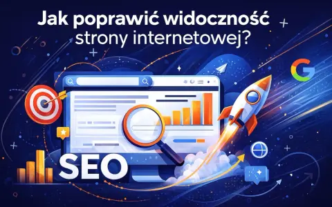 Rakieta SEO startuje, by poprawić widoczność strony. Analiza danych, cel i kod HTML kluczem do sukcesu.