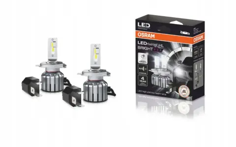 Zestaw dwóch żarówek LEDriving HL BRIGHT OSRAM H4/H19 do świateł drogowych i mijania.