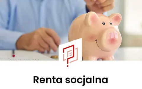 Renta socjalna dla osób z niepełnosprawnościami. Dłoń wrzuca monetę do świnki skarbonki.