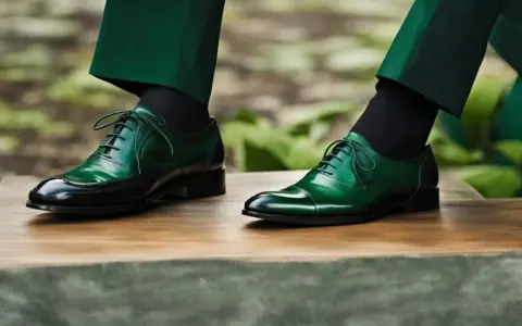 Jakie skarpetki do zielonego garnituru, aby wyglądać elegancko?