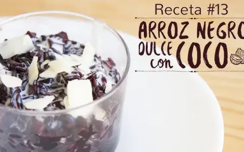 Postre de arroz negro: ¿dulce o salado? Descubre su receta exótica