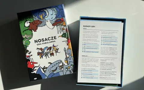 Gra planszowa "Nosacze" to świetna zabawa dla całej rodziny. Szybkie gry planszowe, które wciągają od pierwszej minuty.