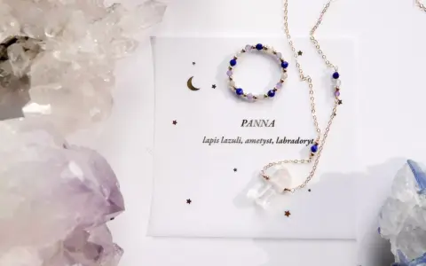 Biżuteria z lapis lazuli, ametystu i labradorytu. Idealna dla Panny, podkreślająca jej charakterystykę.