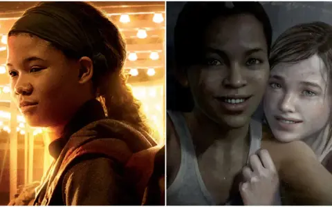 Riley, personaje de The Last of Us, junto a Ellie en un momento tierno.