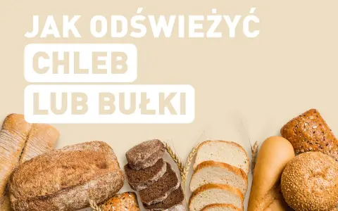 Jak odświeżyć chleb i bułki? Na zdjęciu różne rodzaje pieczywa: bochenki, kromki, bagietka i bułka z sezamem.