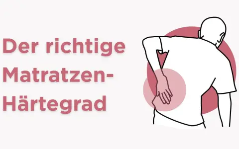 Rückenprobleme durch eine zu harte Matratze? Die richtige Wahl des Matratzenhärtegrads ist entscheidend für gesunden Schlaf und Wohlbefinden.