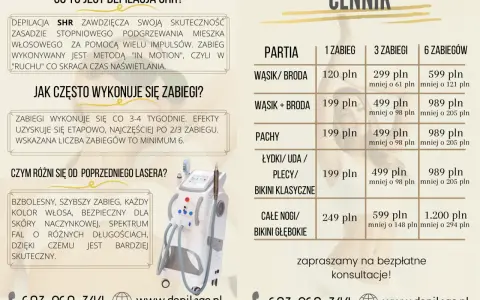 Cennik depilacji laserowej: Ile kosztuje i jak mądrze oszczędzić?