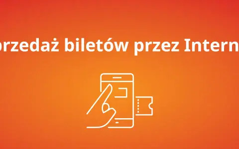 Zakup bilet sieciowy Polregio przez Internet. Ikona telefonu z biletem.