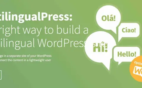 MultilingualPress : la solution idéale pour un site WordPress multilingue. Salutations en plusieurs langues dans des bulles.