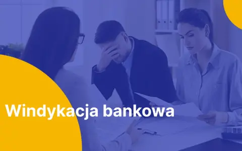 Para rozmawia z pracownikiem banku o trudnej sytuacji finansowej. Widoczny jest stres i zmartwienie. Temat: windykacja w domu.