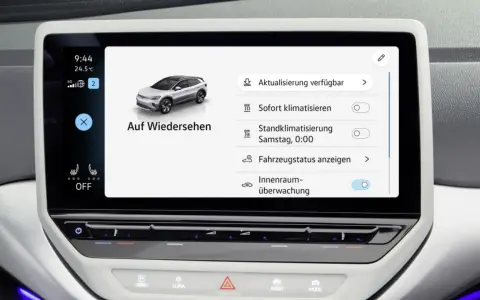VW Infotainment zeigt "Aktualisierung verfügbar" an. So kann man das VW Software-Update selber machen und das Auto auf dem neuesten Stand halten.
