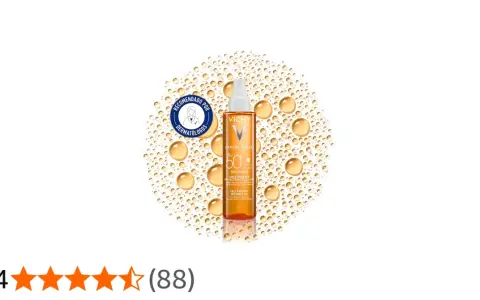 Olio protettivo Vichy Capital Soleil SPF 50, con pentaerythrityl tetra-di-t-butyl hydroxyhydrocinnamate, raccomandato dai dermatologi.