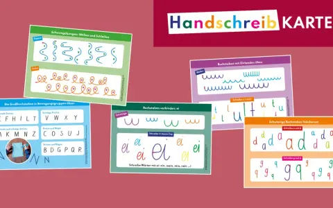 Übungsblätter für die buchstabeneinführung handlungsorientiert: Wellen, Schleifen, Buchstaben verbinden und schwierige Buchstaben üben.