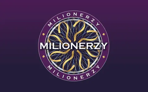 Logo "Milionerzy" z pytajnikami. Ile pytań czeka na uczestników tego teleturnieju?