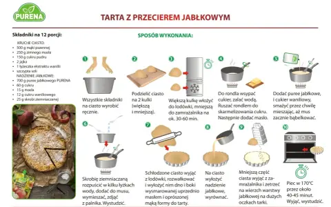Przepis na tartę z musem jabłkowym. Idealne jedzenie pod namiot, które zachwyci smakiem.