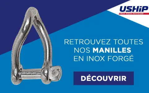Une manille en inox forgé, solide et fiable, prête à l'emploi. Découvrez notre sélection.