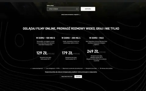 Oferta internetu domowego z opcją łączność satelitarna. Sprawdź plany i prędkości.