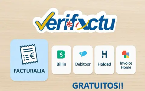 VerifXtu: tu programa de facturación electrónica gratis. Descubre opciones como Facturalia, Billin, Debitoor, Holded e Invoice Home.