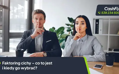 Para z palcem na ustach sugeruje, że faktoring cichy to rozwiązanie, o którym warto wiedzieć. Dowiedz się, co to jest i kiedy go wybrać.