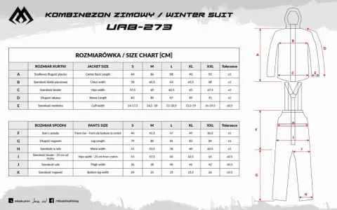 Jak mierzyć kombinezon? Kluczowy wymiar, by leżał perfekcyjnie.