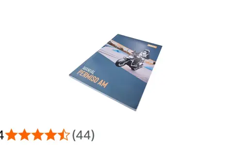 Manual para obtener el carnet de ciclomotor Permiso AM, con imagen de un ciclomotor en portada.