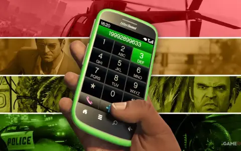 Wpisujesz numer 19992899633 na telefonie, by zdobyć kod na hydrę w GTA 5. W tle widać fragmenty gry.
