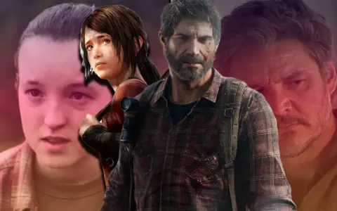 Joel y Ellie, protagonistas de The Last of Us Parte 1, miran con determinación.