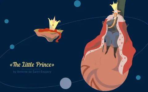 Re del pianeta, il re del Piccolo Principe incarna il significato di autorità e solitudine.