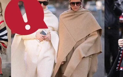 Due donne eleganti mostrano come indossare una mantella con stile, una in crema e l'altra in cammello.