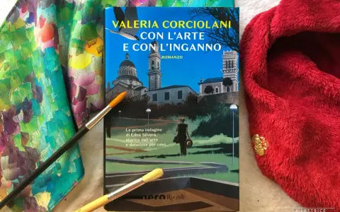 Il libro "Con l'arte e con l'inganno" di Valeria Corciolani, primo di una serie, è pronto per essere letto.