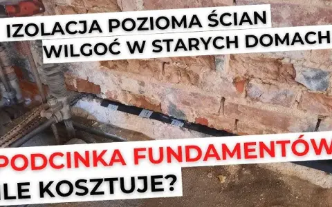 Jak wykonać izolację poziomą w istniejącym budynku i uniknąć wilgoci