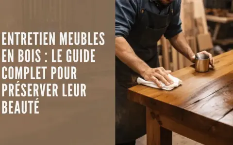 Un artisan applique un produit pour protéger un meuble en bois de l'eau. Le guide complet pour préserver leur beauté.