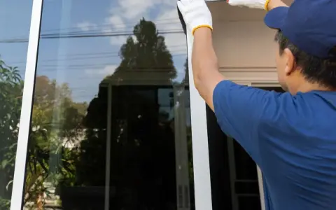 Instalador ajusta cristal de ventana. Consulta el precio cambiar cristal ventana para tu hogar.