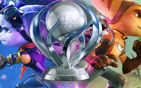 Ratchet y Clank celebran sus trofeos de PS5.
