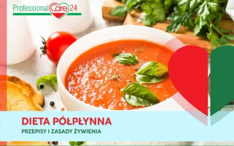 Aksamitny pomidorowy krem z bazylią, idealny na dietę półpłynną. Przepisy i zasady żywienia.