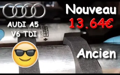 Audi A5 3.0 TDI S tronic : Changez votre filtre, évitez la panne