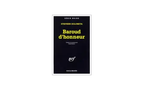 Couverture du livre "Baroud d'honneur" de Stephen Solomita, publié dans la Série Noire par Gallimard.