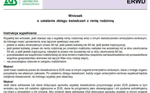 Renta rodzinna: ZUS, warunki, nowa wdowia. Sprawdź, czy masz prawo!