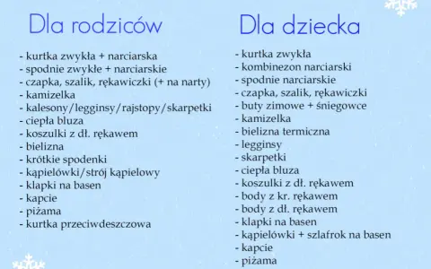 Co zabrać na wyjazd w góry z dzieckiem zimą, by uniknąć problemów?