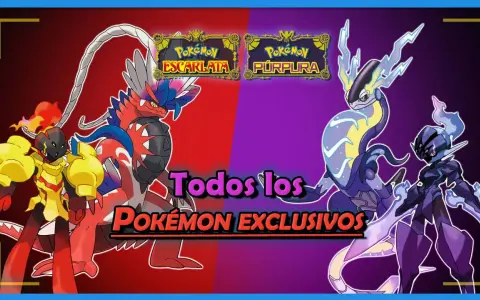 Pokémon Escarlata y Púrpura: Koraidon y Miraidon, junto a otros Pokémon exclusivos, listos para la batalla.